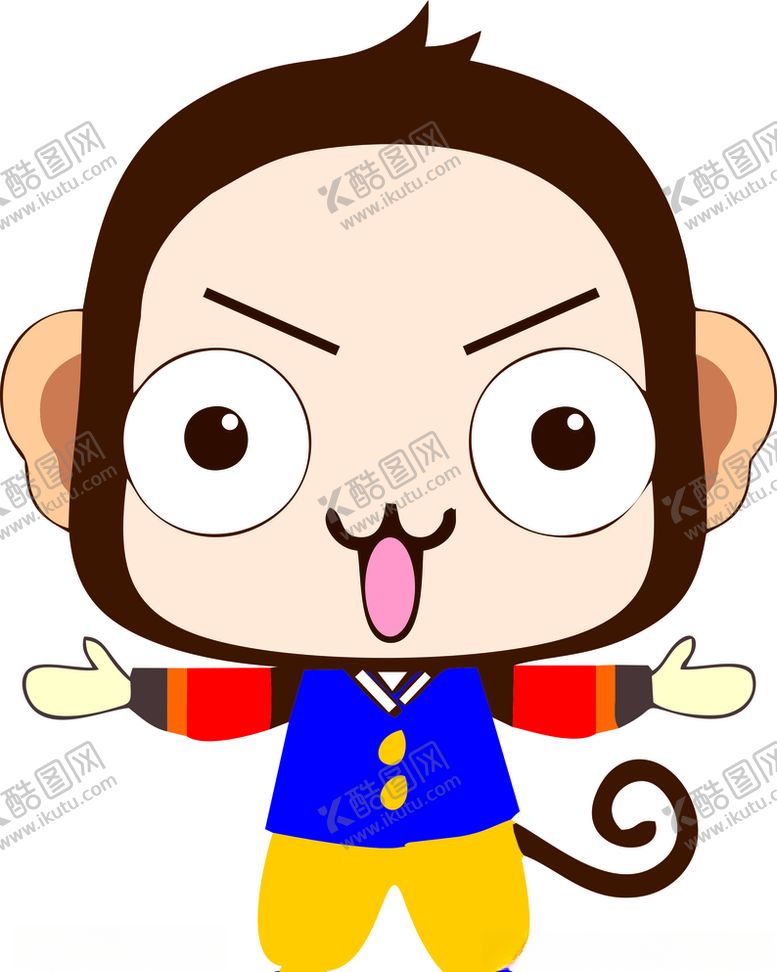 编号：97581007040142204630【酷图网】源文件下载-卡通猴猴子小猴猿猴