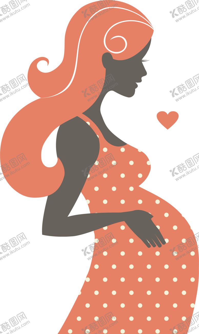编号：21596010100013383463【酷图网】源文件下载-卡通孕妇