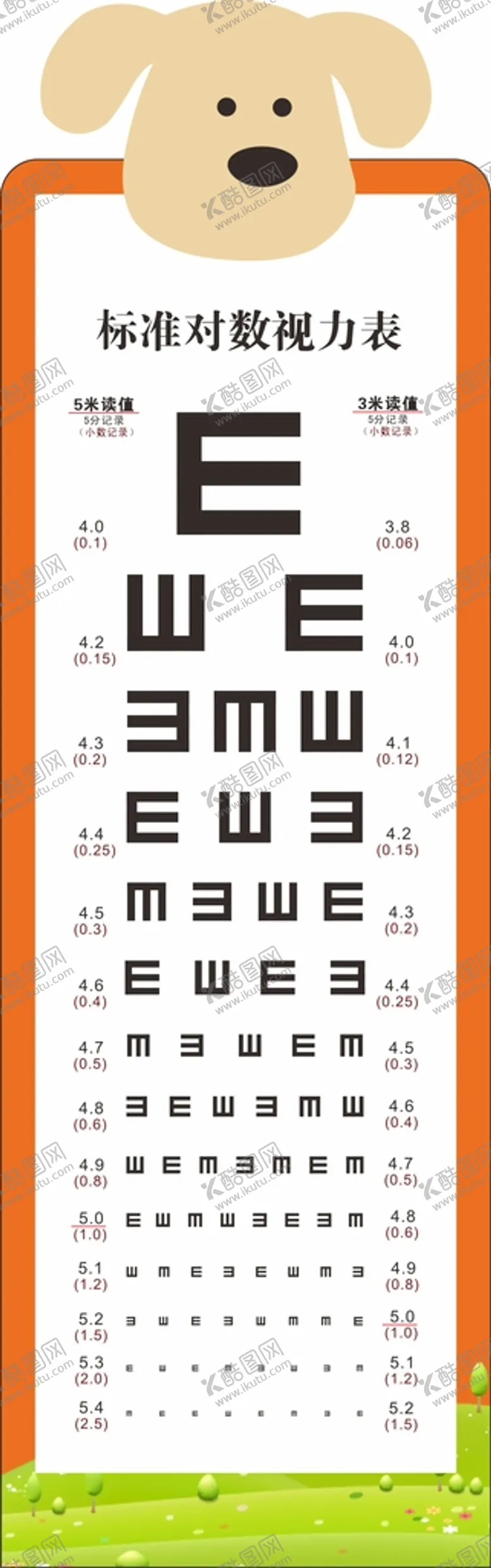 编号：49307209181521495031【酷图网】源文件下载-视力表图片