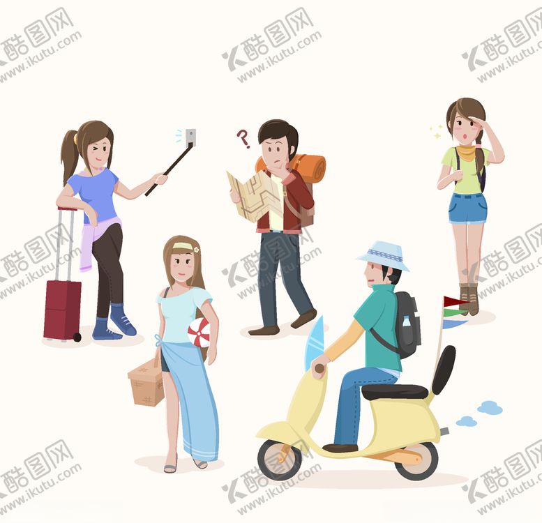 编号：36335509211456436578【酷图网】源文件下载-旅客游客