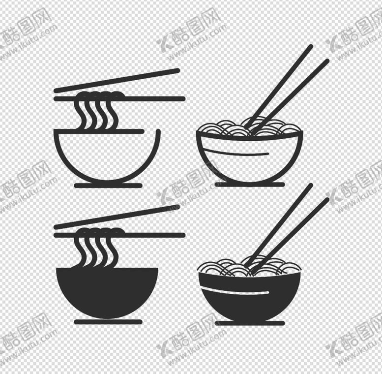 编号：57657311180323185546【酷图网】源文件下载-面条碗免扣素材元素