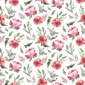 水彩花朵创意图案