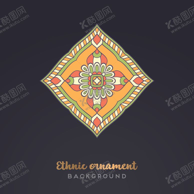 编号：63350609202014073139【酷图网】源文件下载-复古民族花纹