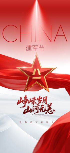 建军节海报
