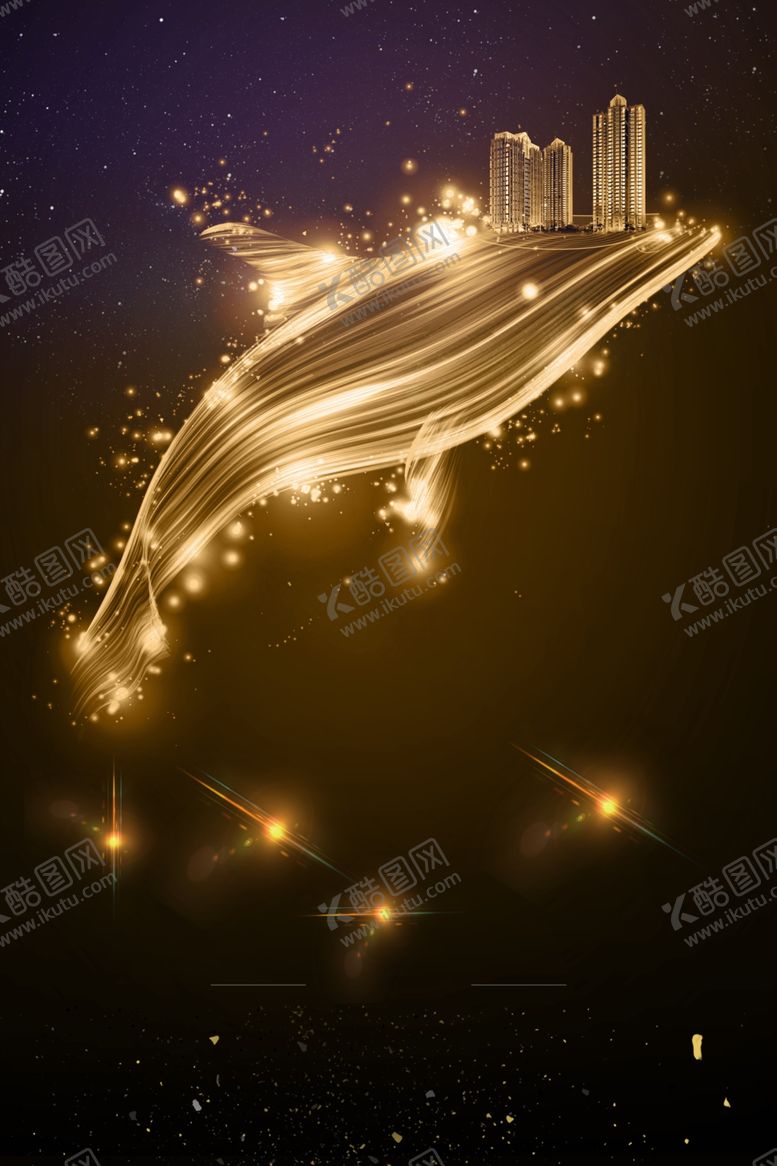 编号：81181609290039208035【酷图网】源文件下载-黑金背景