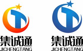 集诚通LOGO通讯T字母