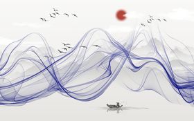水墨画