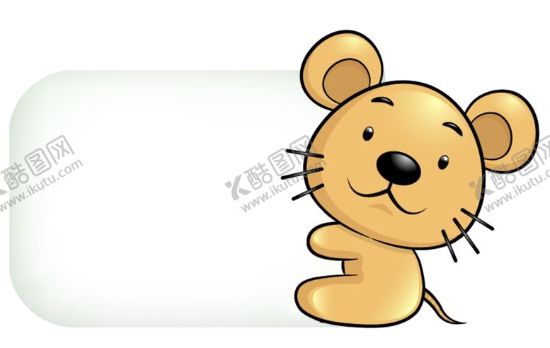 编号：81669010021444436239【酷图网】源文件下载-卡通标题栏十二生肖老鼠