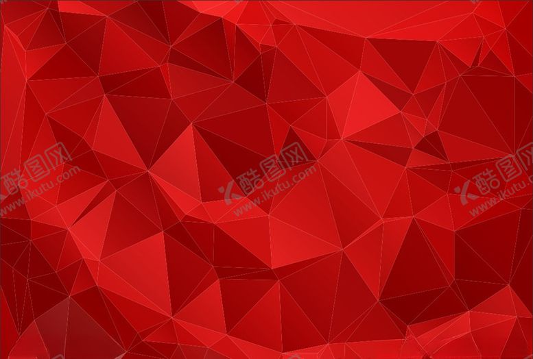 编号：22828410260407599112【酷图网】源文件下载-红色几何炫彩红色背景