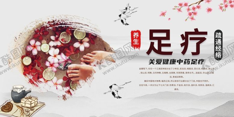 编号：31872705151137362205【酷图网】源文件下载-中医足疗宣传栏