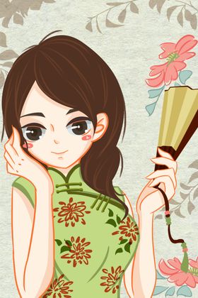 复古旗袍女装图片