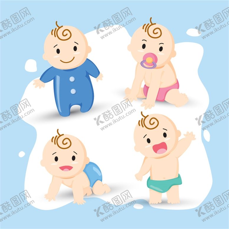 编号：38269109191949052170【酷图网】源文件下载-卡通婴儿