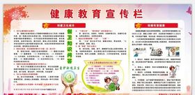 健康教育知识学校展架展板卫生城市