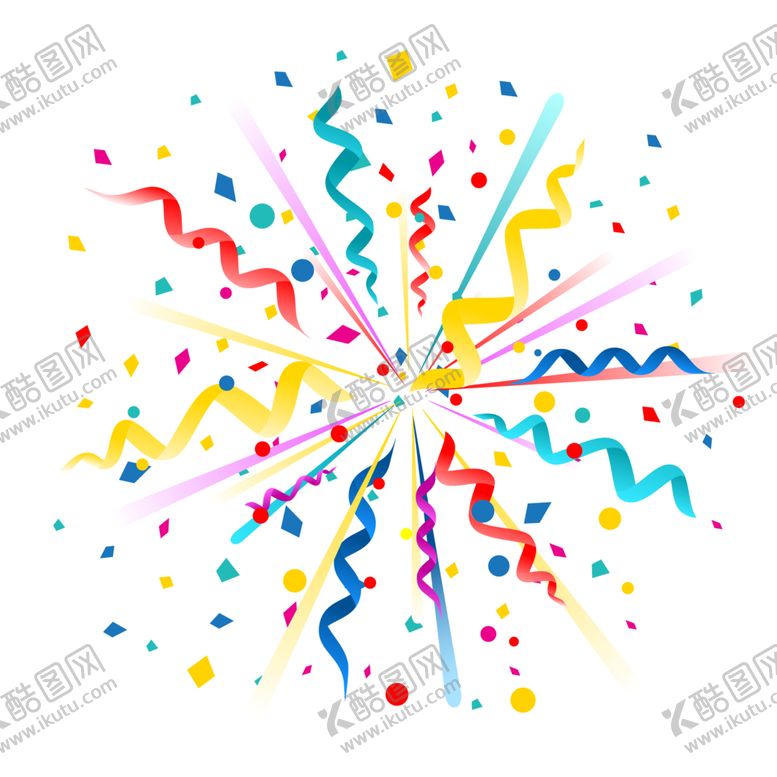 编号：67666909191151146098【酷图网】源文件下载-庆祝气氛彩带素材