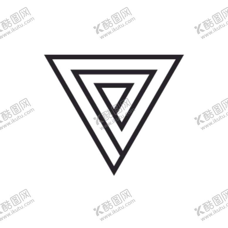 编号：10028505160628043726【酷图网】源文件下载-三角形标志