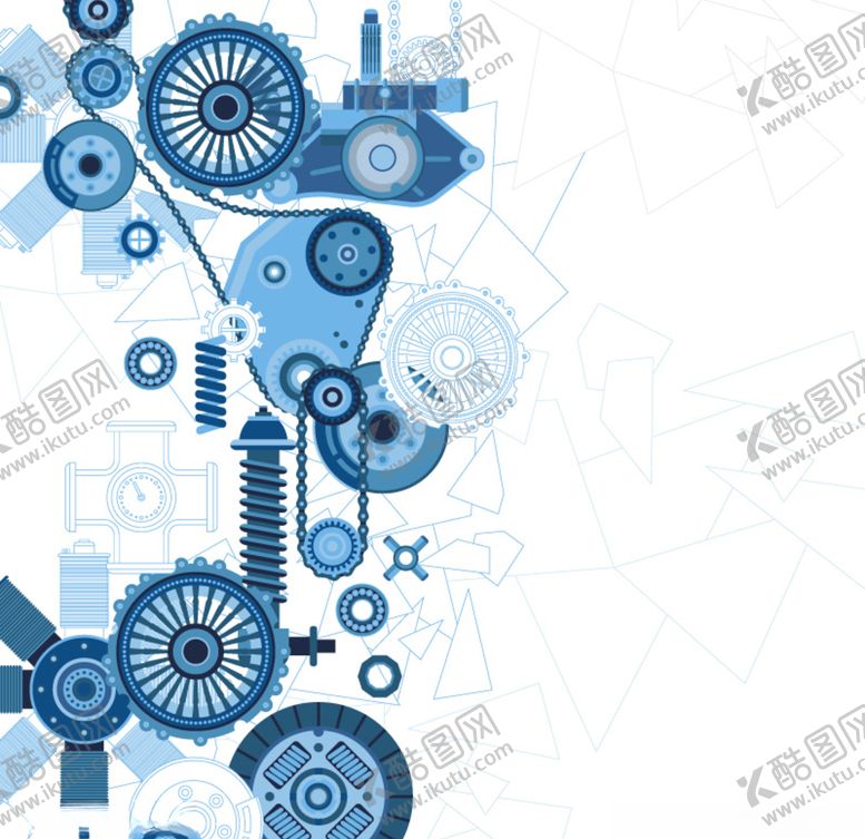 编号：88368205181046082782【酷图网】源文件下载-机械图形抽象背景