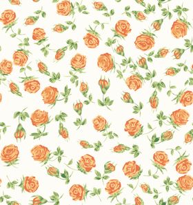 黄色花朵绿叶无缝图案