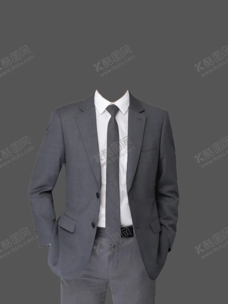 编号：60148309141640121206【酷图网】源文件下载-男士半身西装形象照图片