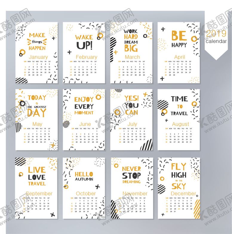 编号：73146209250144211765【酷图网】源文件下载-台历