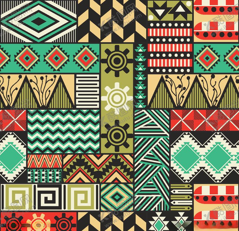 编号：20761110040209059035【酷图网】源文件下载-民族花纹