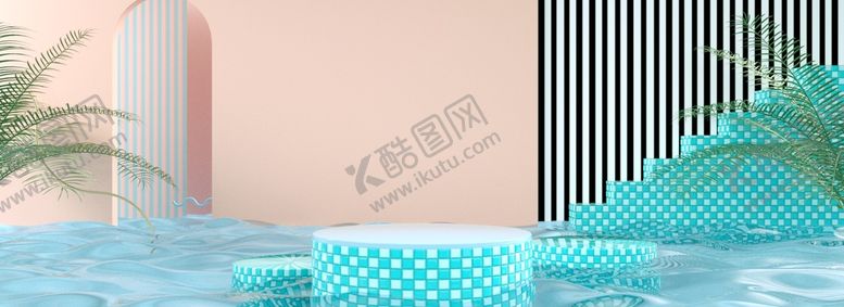 编号：99216002152320152801【酷图网】源文件下载-c4d模型psd格式电商展台