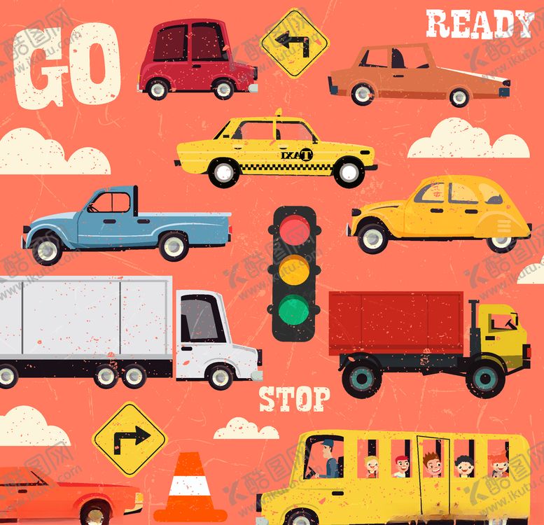 编号：60481809280935387927【酷图网】源文件下载-创意车辆交通阻塞场景