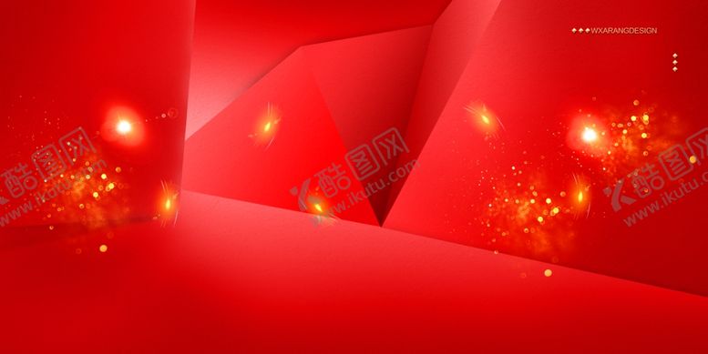 编号：43211410151250529947【酷图网】源文件下载-红色年会