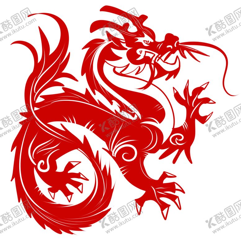 编号：91075701260030413850【酷图网】源文件下载-中国龙免扣
