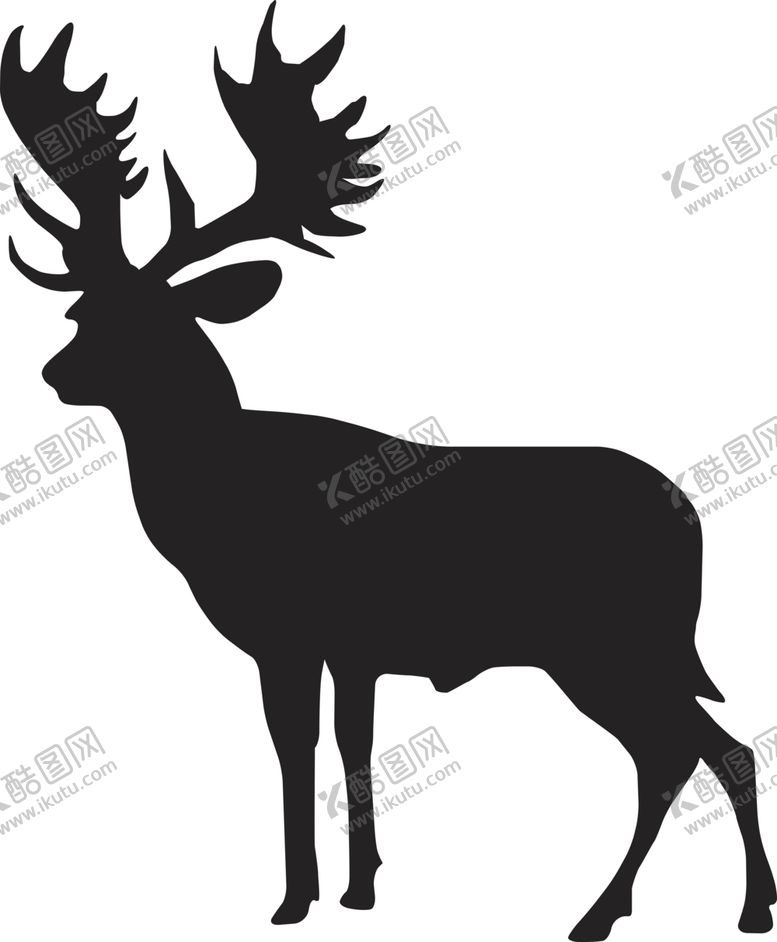 编号：76669705061340119600【酷图网】源文件下载-动物剪影