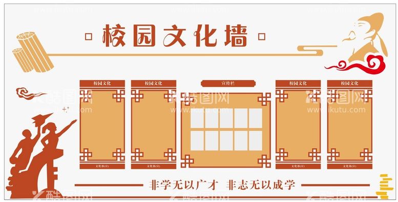 编号：79349010240949234787【酷图网】源文件下载-校园文化墙