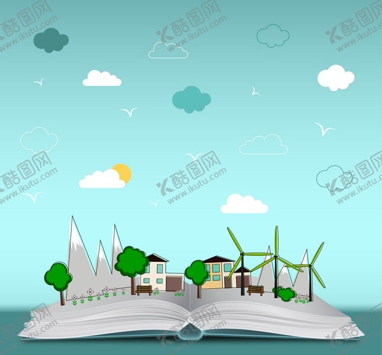 编号：48509309200331092045【酷图网】源文件下载-绿色生态背景