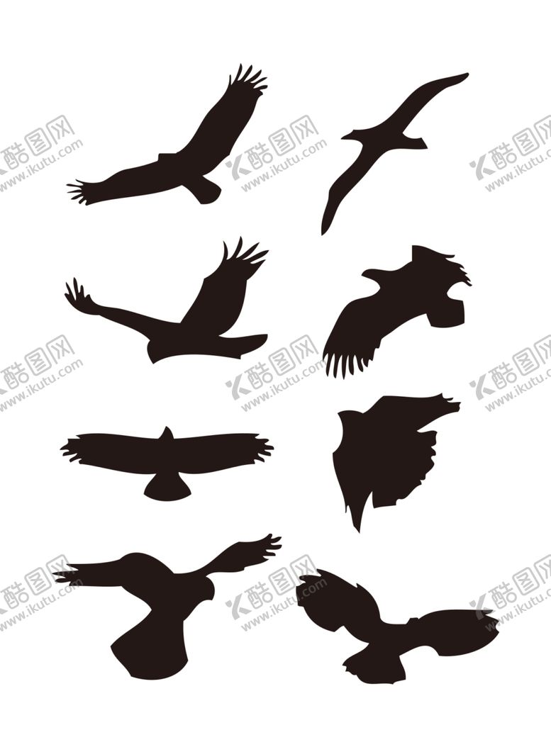 编号：86603209250811305396【酷图网】源文件下载-鸽子剪影