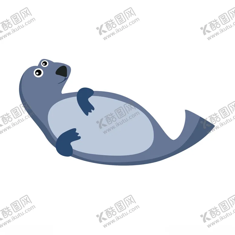 编号：24732401281719376422【酷图网】源文件下载-卡通海豹