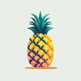 卡通菠萝