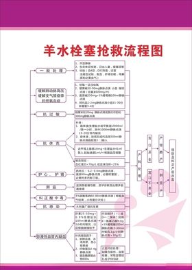 羊水栓塞抢救流程图