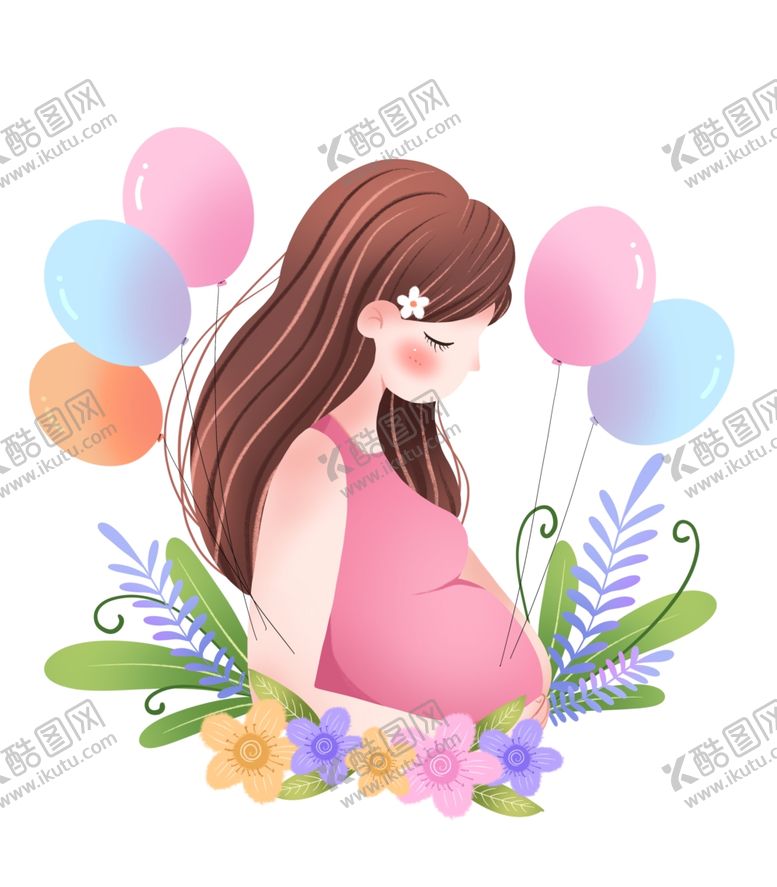 编号：82933006282317528495【酷图网】源文件下载-母亲节插画