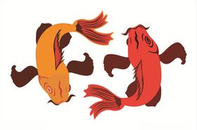 恶魔日式风日本风鬼脸