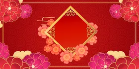 红色背景海报展板图片主视觉企业培训