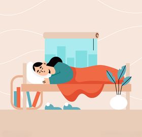睡姿觉势眠晚上