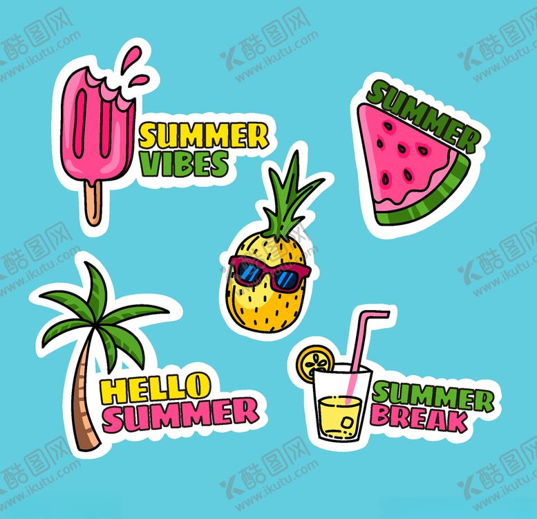 编号：50289709280312365136【酷图网】源文件下载-夏日元素