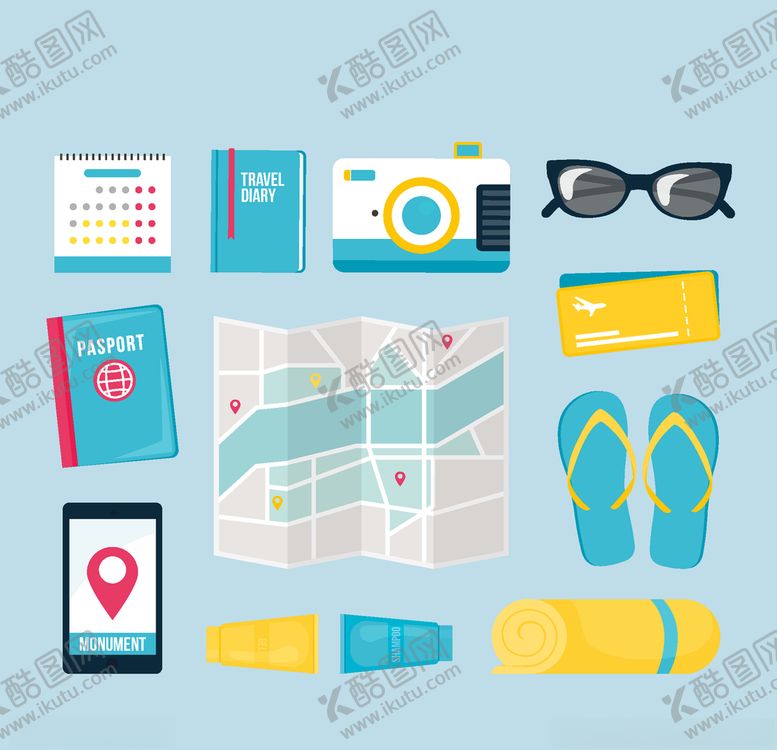 编号：81358109230628101339【酷图网】源文件下载-旅行元素