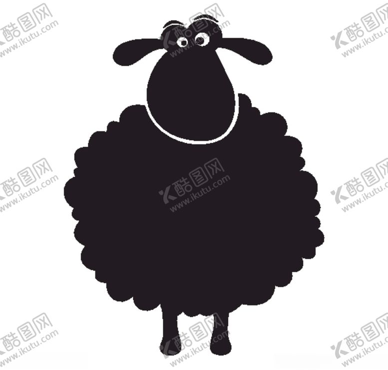 编号：31964710290539478448【酷图网】源文件下载-简笔画羊