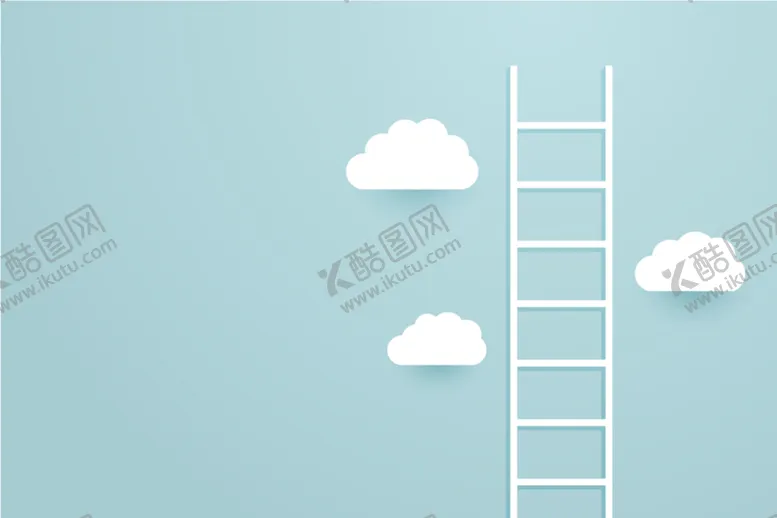 编号：54192411192138106878【酷图网】源文件下载-白云和梯子
