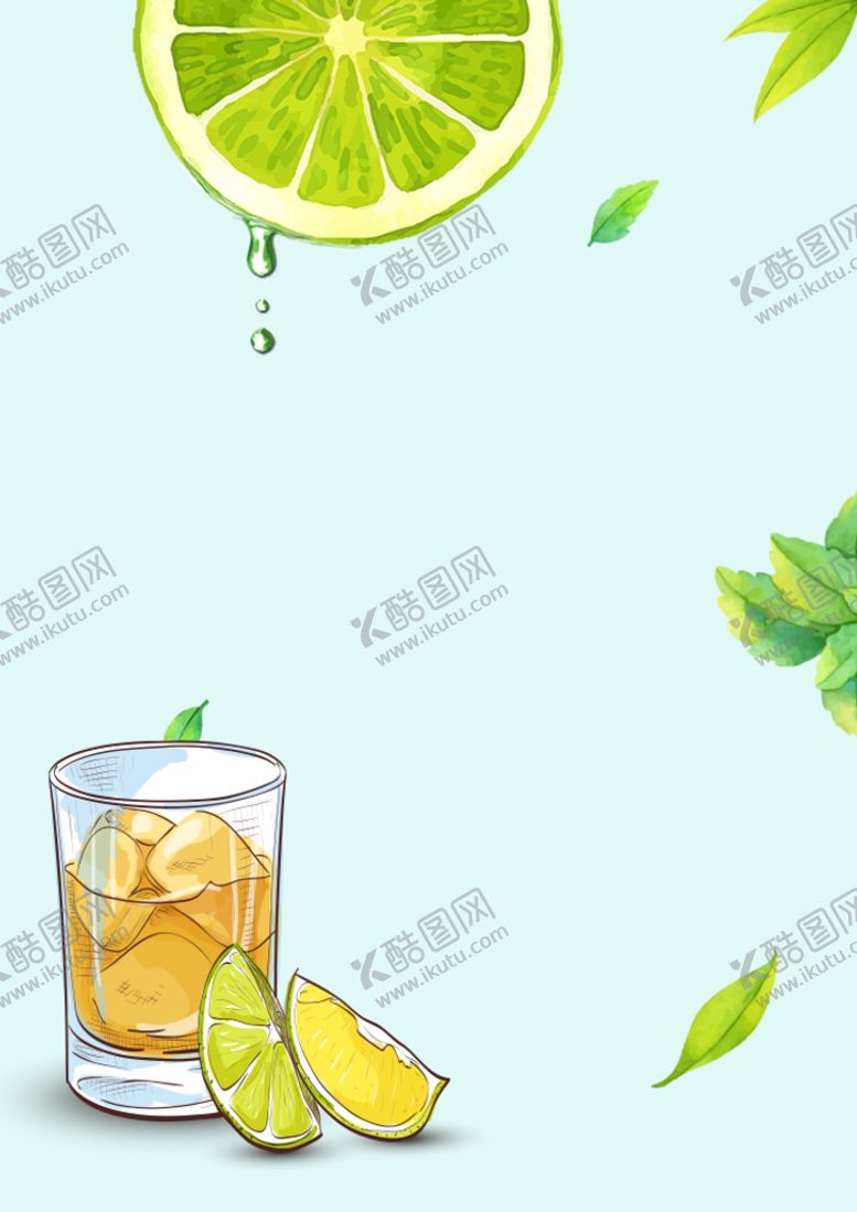 编号：28673509181008549863【酷图网】源文件下载-柠檬水海报