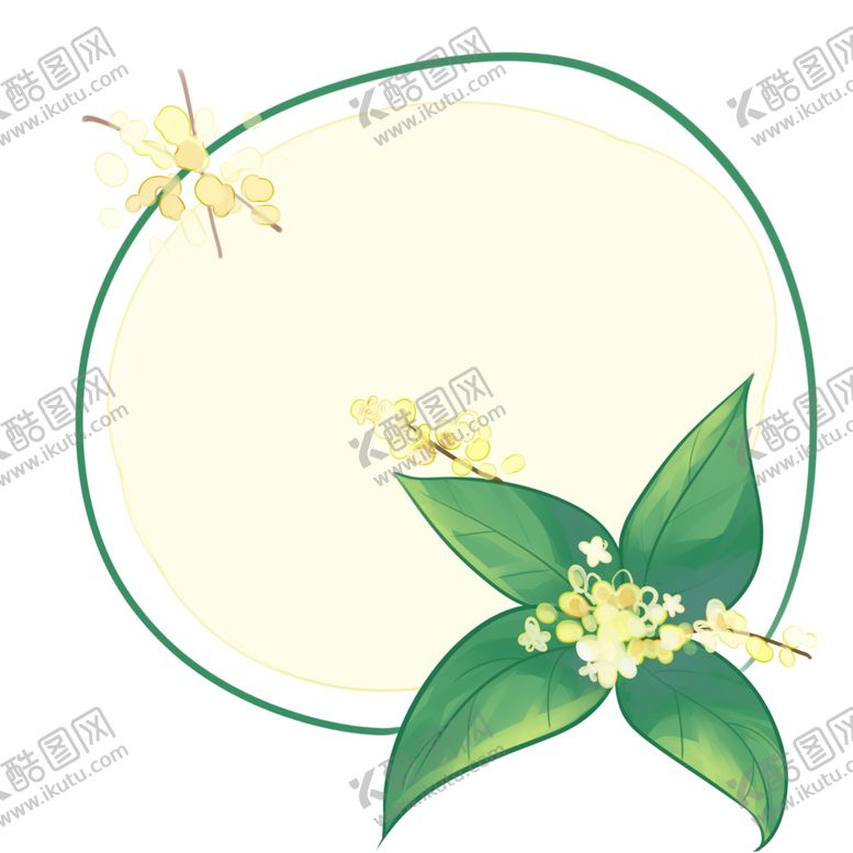 编号：63484609141601255358【酷图网】源文件下载-植物花卉边框