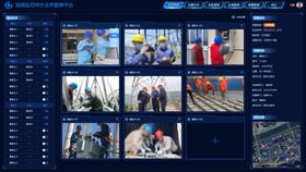 智慧视频监控大屏UI设计