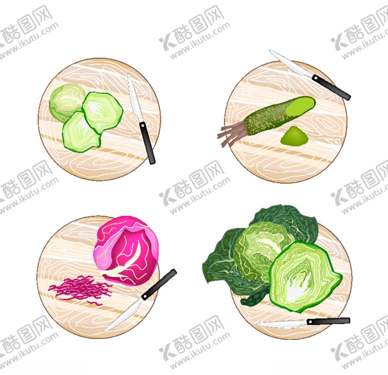 编号：82789504080738057604【酷图网】源文件下载-案板切蔬菜