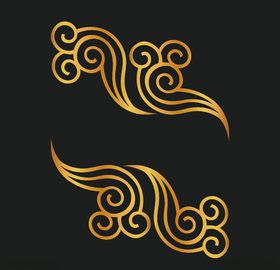 矢量云纹古典祥云