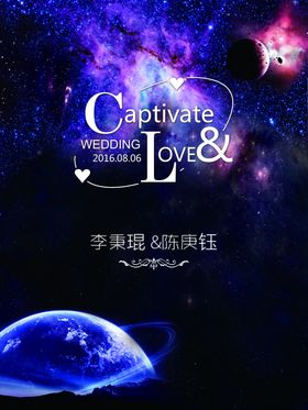 宇宙星空指示牌导视牌