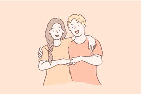 韩国小清新人物生活插画